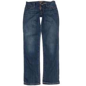 Lucky Brand Ankle Sweet Straight Jeans Size 2/26 Actual 27x32 Mid Rise Pockets